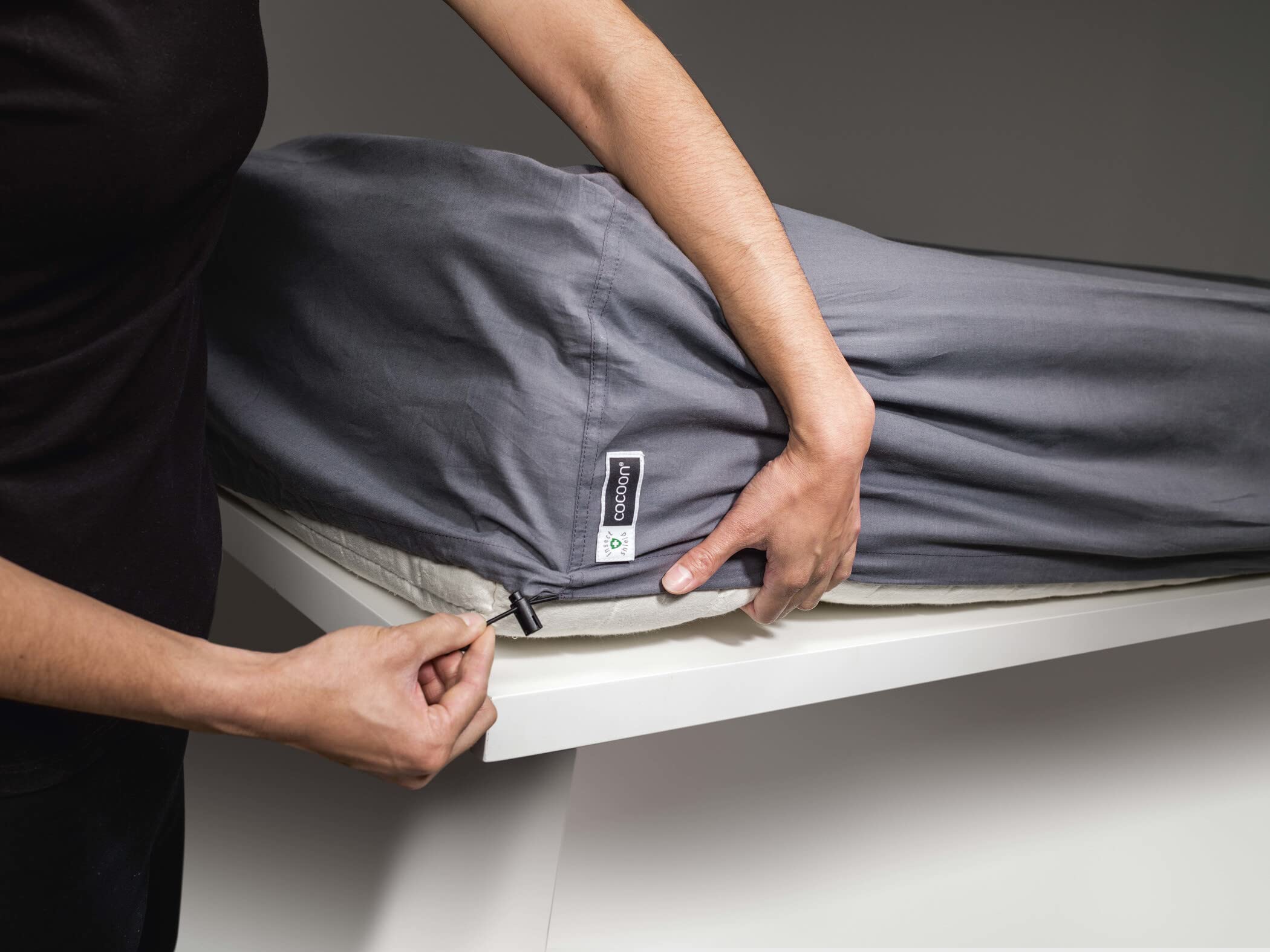 Cocoon Insect Shield Protection Sheets, Single, Elephant Grey