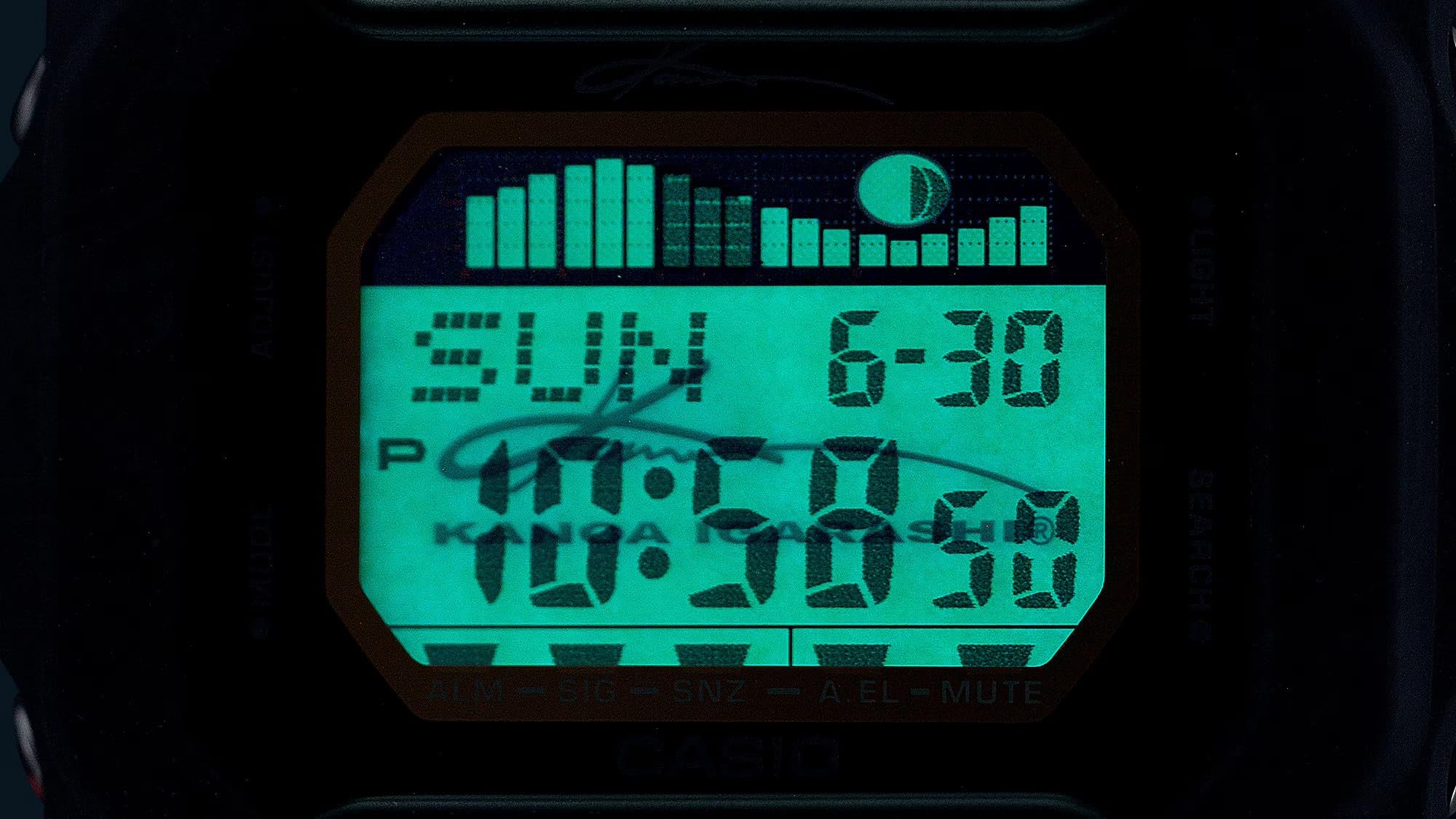 Casio Reloj analógico de Cuarzo Unisex con Correa en GLX-5600KB-1ER, Correa