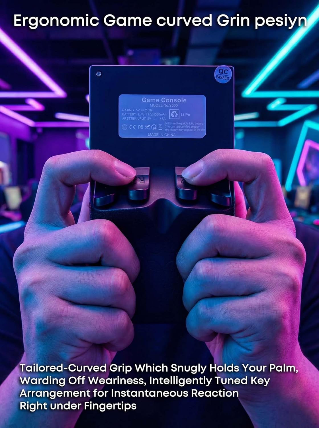 Retro Handheld Game Console, 4.0 Inch 720x720 IPS Screen 64GB Built-in 18,000+ Classic Game, Open Source Linux Handheld Video Game Player with Dual 3D Joysticks, 3500mAh Battery, Travel Gift for Kids