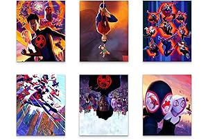 Miles Morales & Gwen Stacy Spider-Verse Posters: Swinging Style for Your Walls