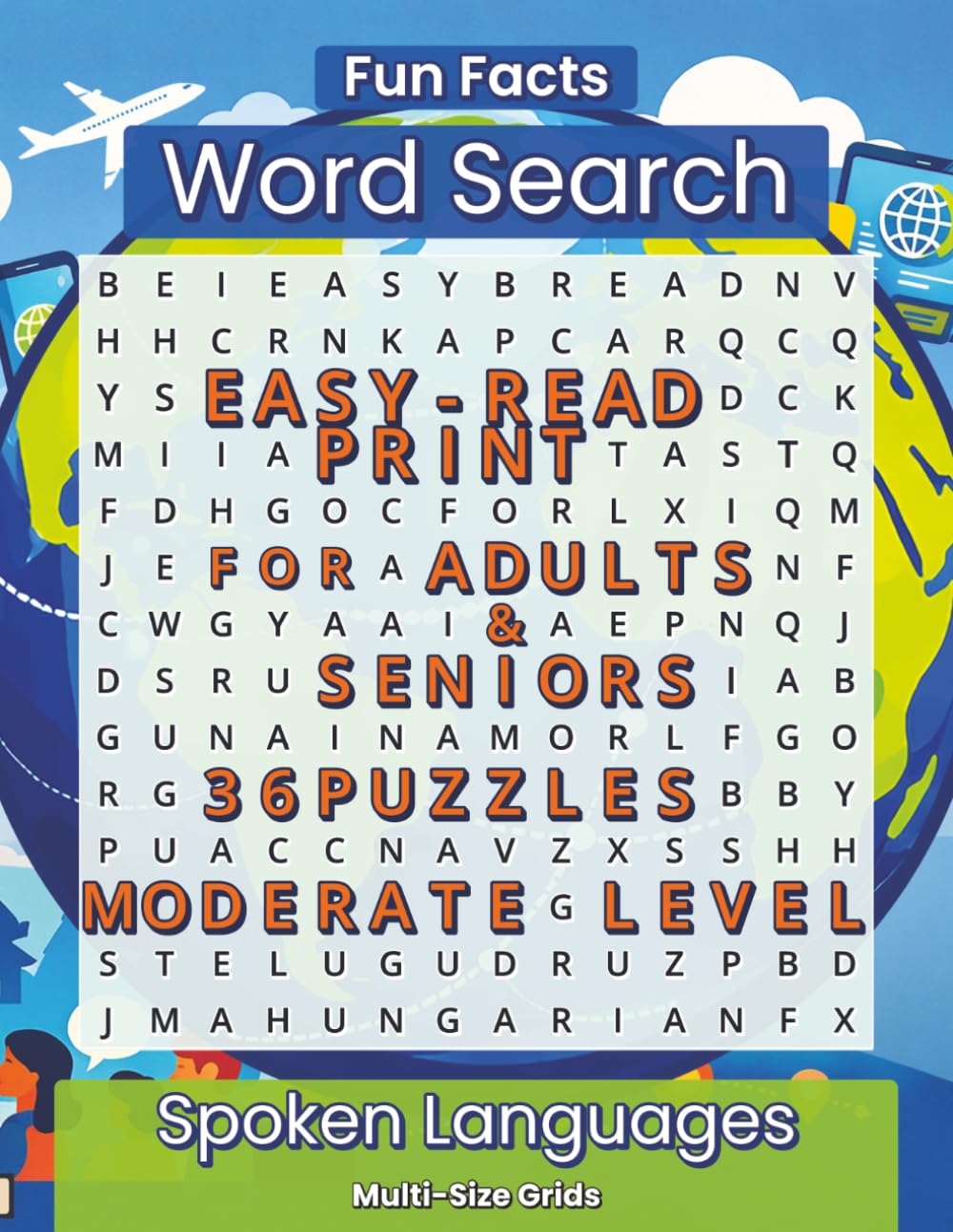Fun Facts Word Search: Spoken Languages Around the World (Fun Facts Word Search: World Culture & Travel Series)