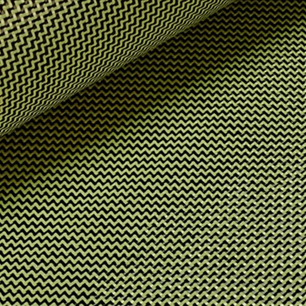 Fibra de Carbono auténtica Kevlar 3K 200gsm1100D, Tela Mixta Negra y Amarilla, Sarga de 2x2 W, Tela de Kevlar de Carbono, Fibra de aramida de 40 "/Ancho (Color : Yellow W, Size : 0.3m x 1m a Slice)