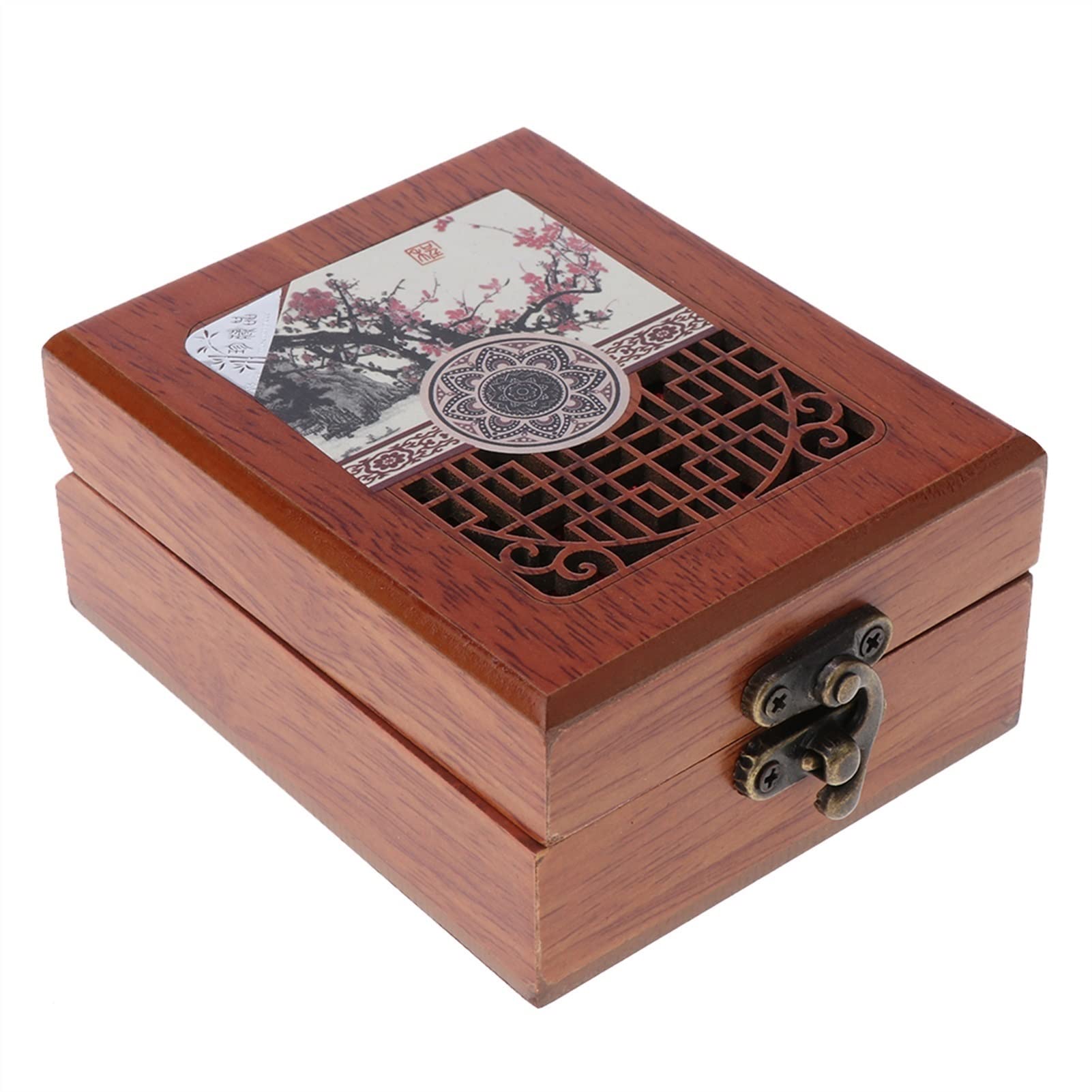 ANVLOJRIH Watch Box Vintage Luxury Watch Box Wooden Display Travel Jewelry Organizer and Storage Watches Box(A)