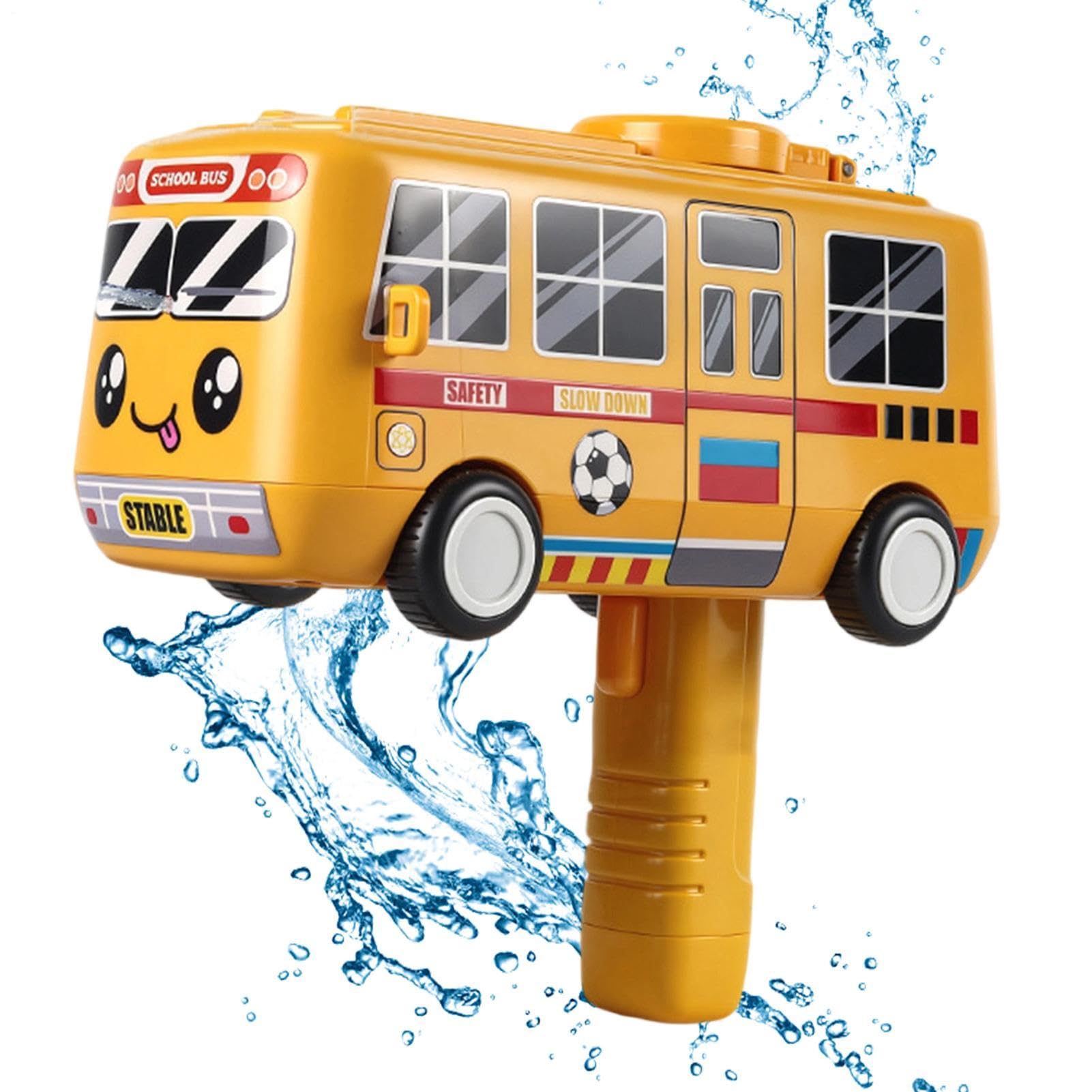 Pistole ad Acqua Giocattolo Esterno a Forma di Auto Elettrico Ricaricabile | Pistola Automatica per Piscina a Spruzzo per Bambini Adulti Giardino Spiaggia Giochi Festa