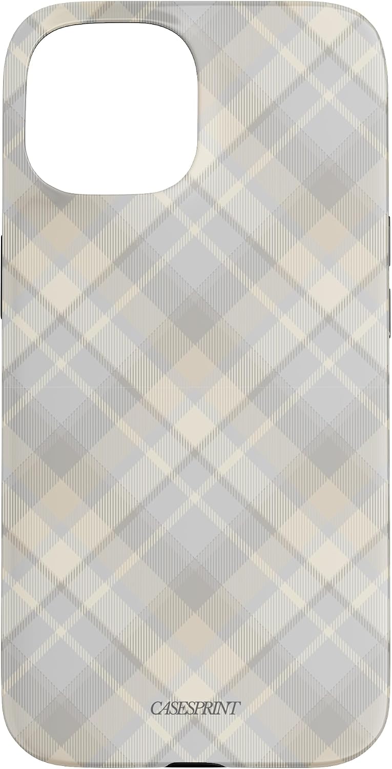 Beige Classic Plaid Case for iPhone XR