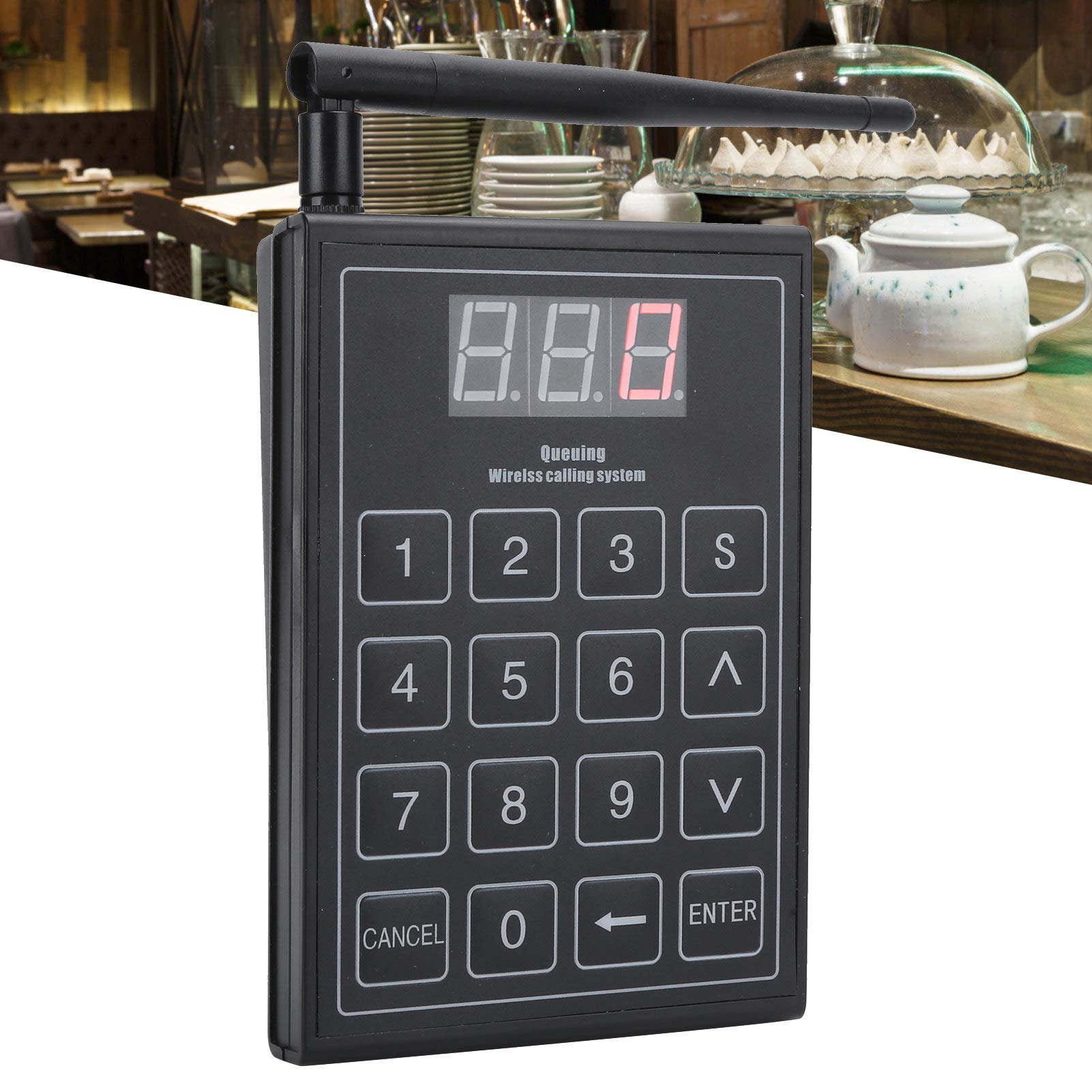 Bewinner Pager Tastatursender Digital für SU-668 SU-669 SU-680 SU-668S SU-669S, Restaurant Pager Tastatursender für Drahtlose Anrufe Pager, NUR Tastatur für Restaurant Anrufsysteme