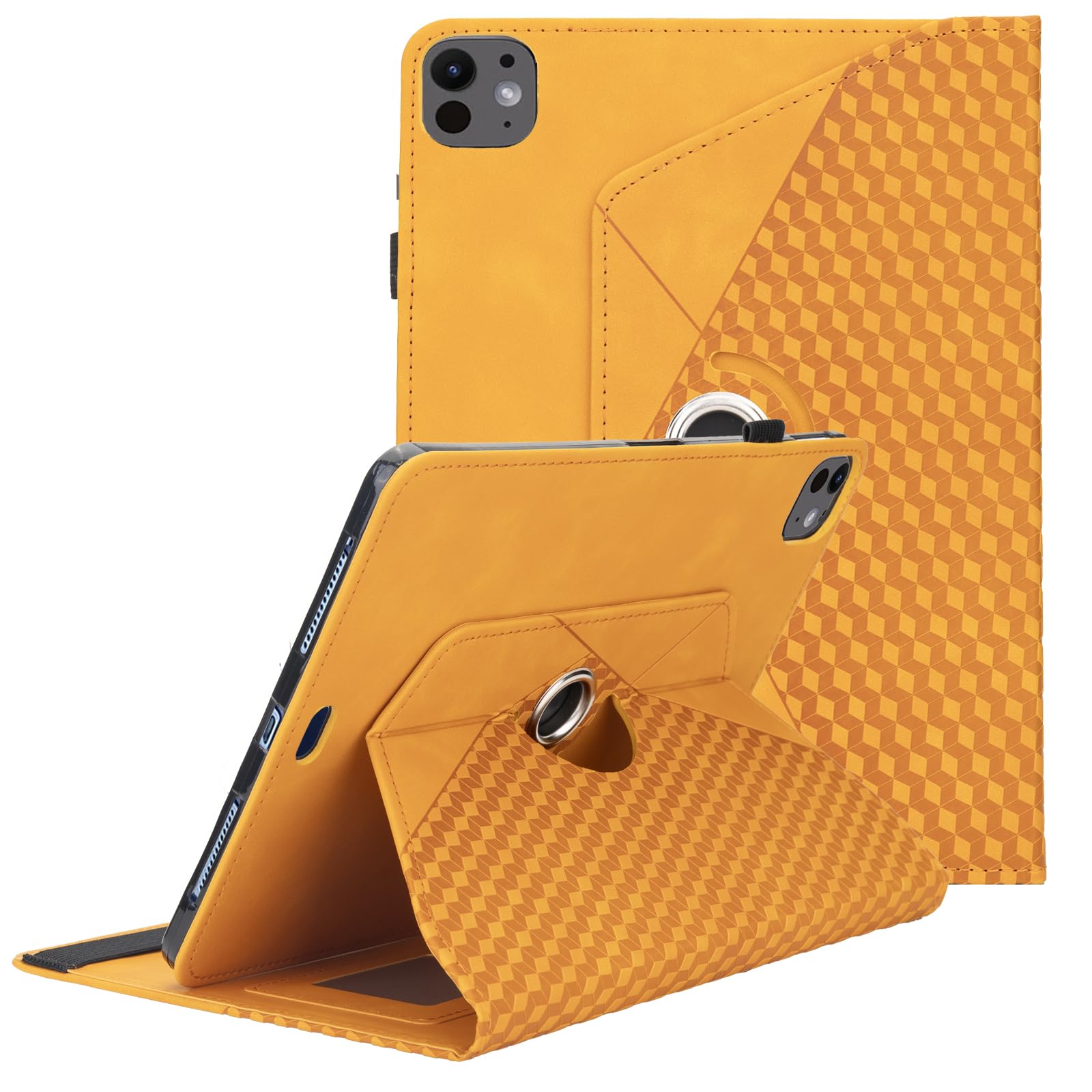 Case for iPad Air 11-inch M3/M2 (2025/2024), iPad Air 5th/4th Generation 10.9-inch (2022/2020), iPad pro 11(18/20/21/22) with Pencil Holder, 360