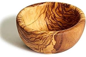Premium Handcrafted Olive Wood Bowl with Stunning Details