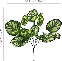 Vista 4 de Plantas artificiales, flores, resistentes a los rayos UV, para interiores y exteriores, caja de ventana para el hogar, jardín, oficina, decoración