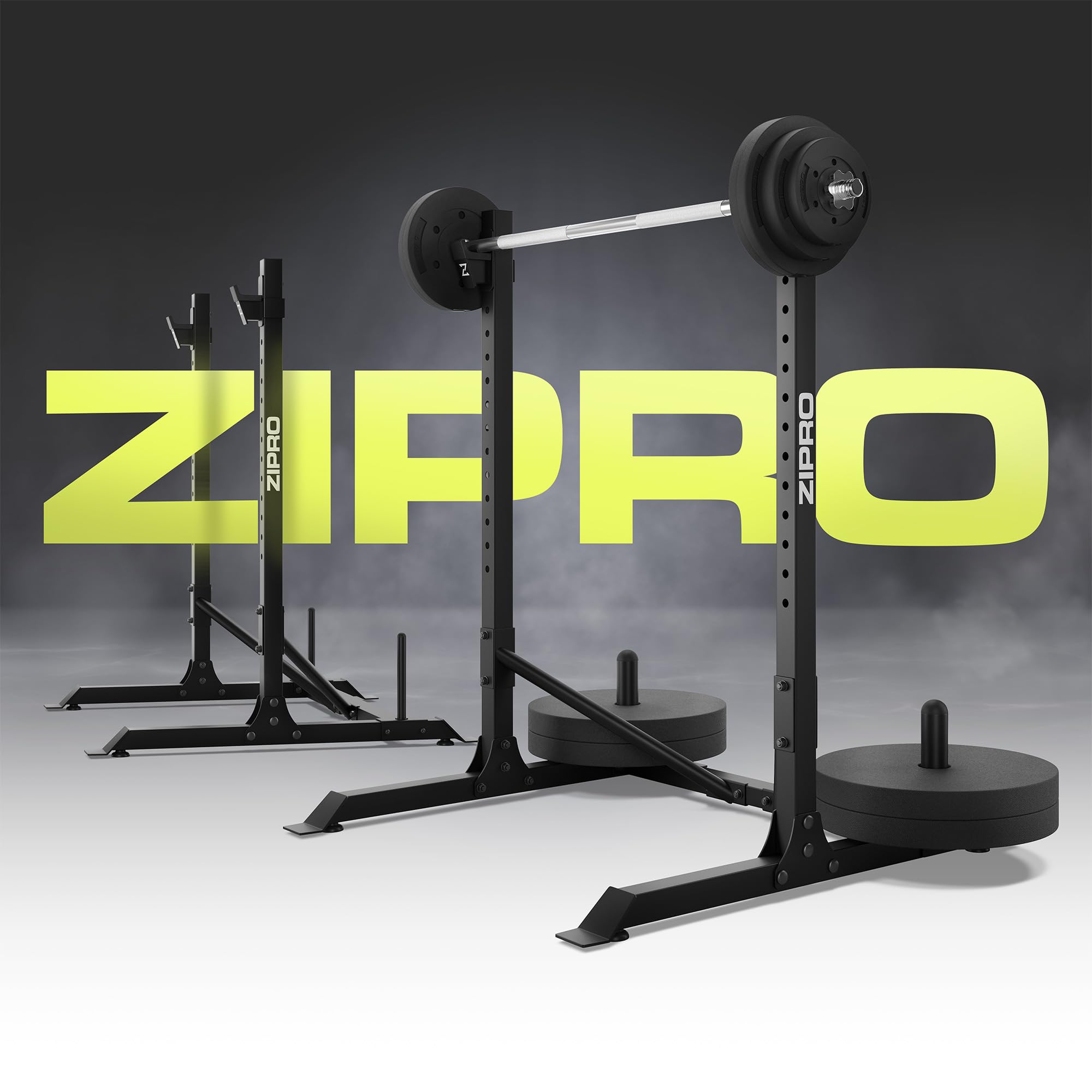 Zipro Supporto bilanciere regolabile antiscivolo palestra a casa