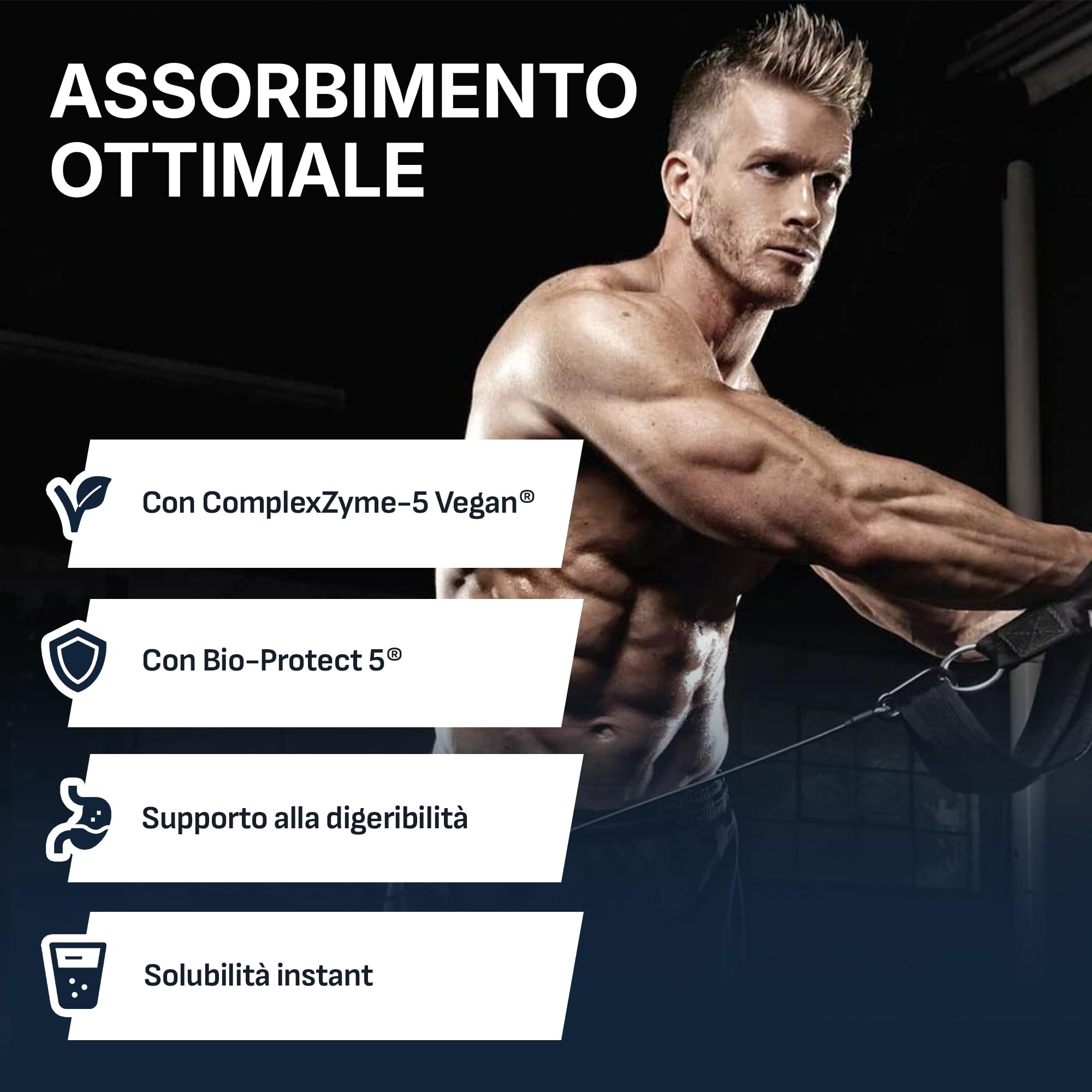 NUAP Advance Whey Complex Proteine Whey in Polvere, 700 g, 20 g di Proteine per Dose, con ComplexZyme-5 Vegan® e BioProtect-5®, Vitamina B6 e Magnesio (Cocco)