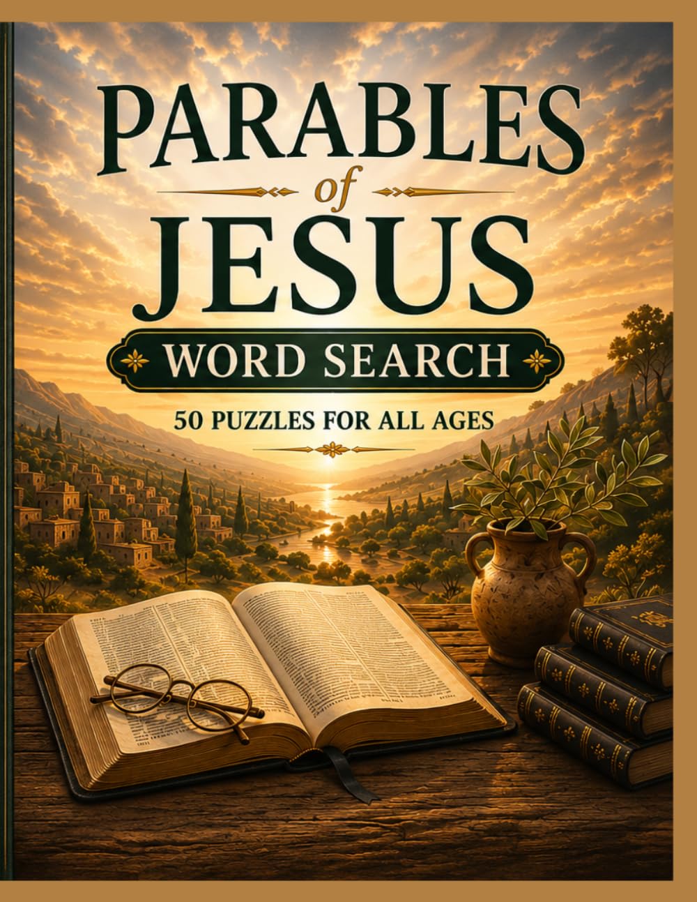 Parables of Jesus Word Search: 50 Large Print Bible Word Search Puzzles (Christian Word Search Collection)
