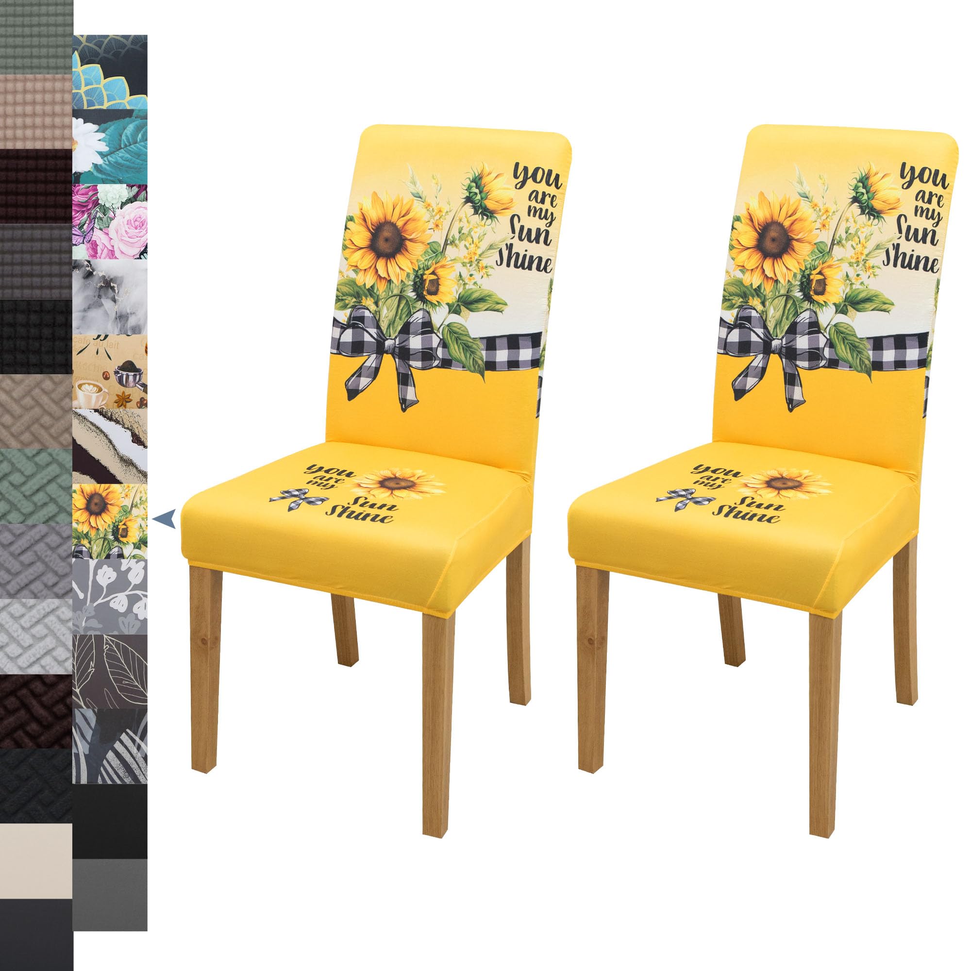 Amazon.com: BIETYONE Dining Chair Cover,Dining Room Chair Covers Set of ...