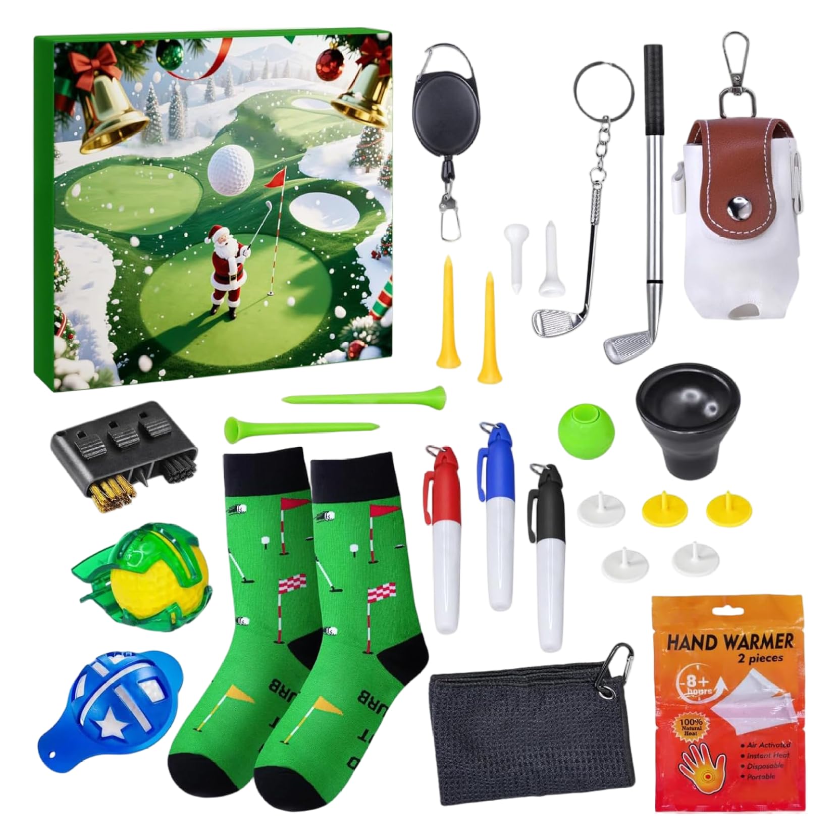 Calendrier de l'Avent Golf 2025 pour s'entraîner au green à Noël