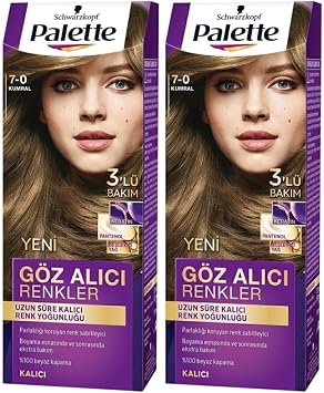 Palette G z Al c  Renkler Sa  Boyas  7-0 Kumral Pentanol & Besleyici Ya   eren Sa  Boyas  X 2 Adet
