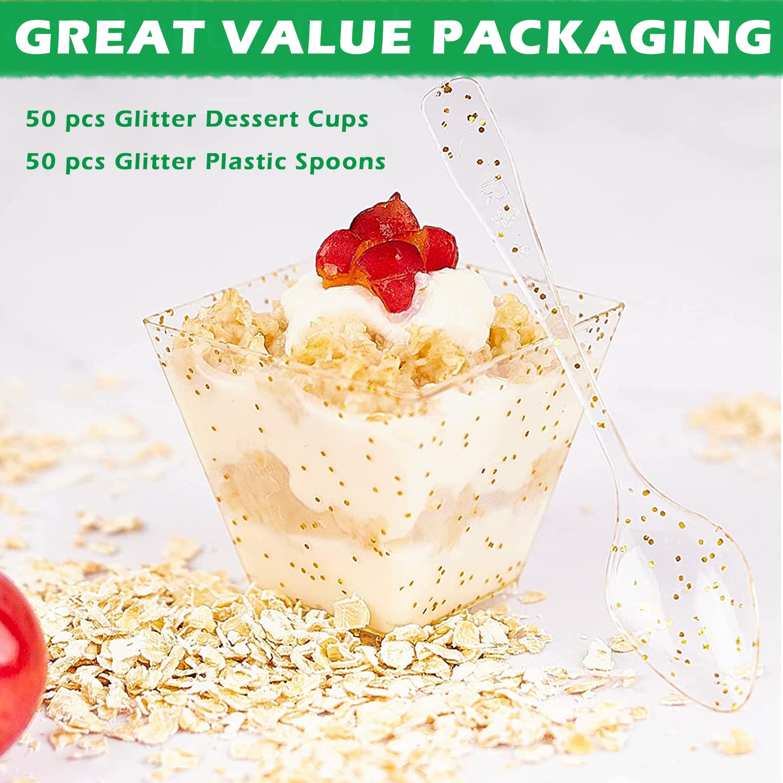 Verrines Réutilisables Lavables 50 PCS 2oz/60 Ml Tasses Coupes Gobelets à Dessert Avec 50 Cuillères Lot 50 Verrines 100ml Avec Cuillères Verrines Réutilisables Lavables 50 PCS 2oz/60 Ml Tasses Coupes Gobelets à Dessert Avec 50 Cuillères Lot 50 Verrines 100ml Avec Cuillères
