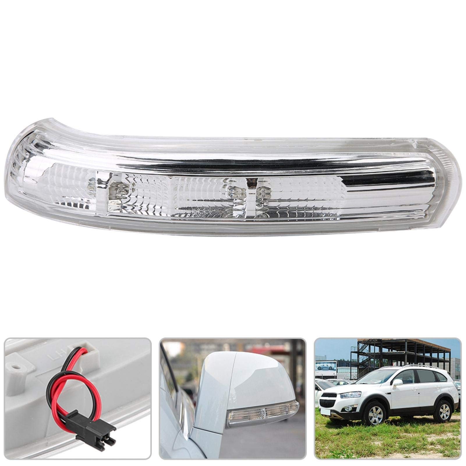 EBTOOLS Indicatore di Direzione per Specchietti Laterali Lampada per Indicatori di Direzione per Specchietti Retrovisori per Auto Lampada per Indicatori di Direzione per Captiva 2007‑2016(1)