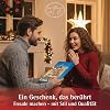 Hallingers Genuss Manufaktur Pralinen Adventskalender - ohne Alkohol handmade aus Confiserie-Edelkakao in wertigem Softfeel-Karton Romantische Wei... Weihnachtskalender für Frauen Männer