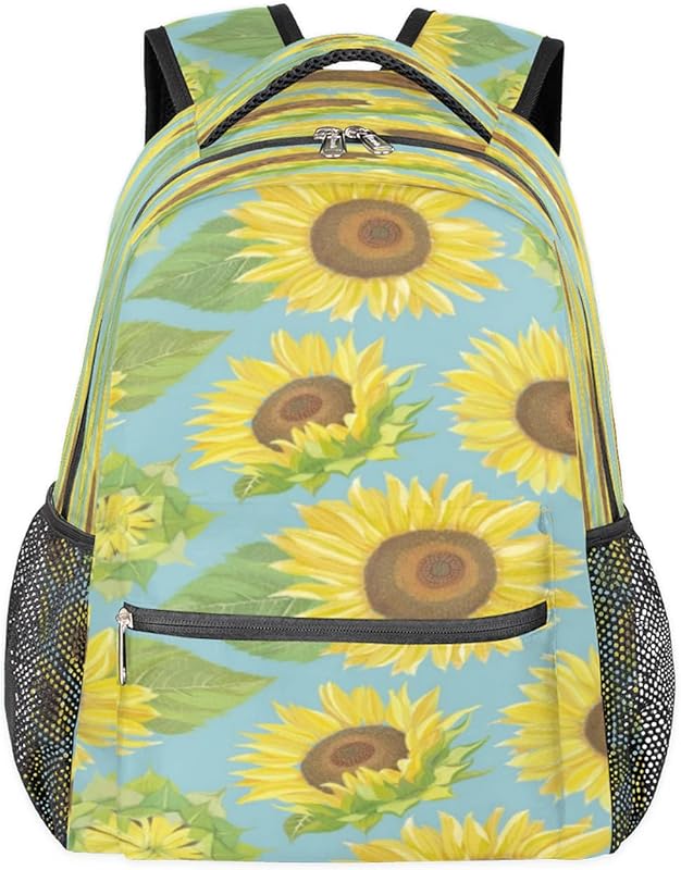 Mochilas de girassol para mulheres e homens, mochila escolar de folhas para meninos e meninas adolescentes, mochilas para laptop para faculdade de trabalho, mochila de viagem à prova d'água mochila para livros para caminhadas, Multicor, Medium em oferta na Shopee Mochilas de girassol para mulheres e homens, mochila escolar de folhas para meninos e meninas adolescentes, mochilas para laptop para faculdade de trabalho, mochila de viagem à prova d'água mochila para livros para caminhadas, Multicor, Medium em oferta na Shopee