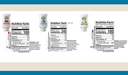 Miniatura 2 de Reàl Infused Exotics Paquete variado Taste of Summer Crema de coco, piña y fresa (paquete de 3, botellas de 16.9 onzas líquidas)