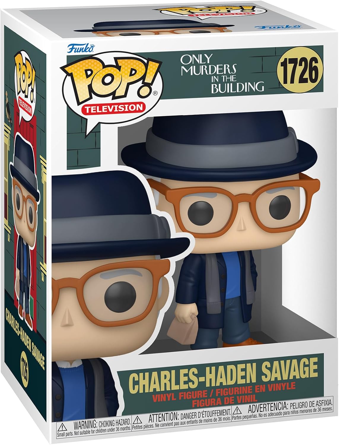 Funko Pop! TV: Only Murders in the Building - Charles-Haden Savage - Only Murders in the Building - Collectable Vinyl Figure - Gift Idea - Official Merchandise - Toys for Kids & Adults - TV Fans