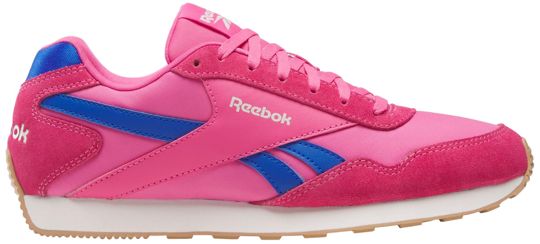 Reebok Women's Glide Low Trainers, Passion Pink Optimum Blue Chalk, 4.5 UK