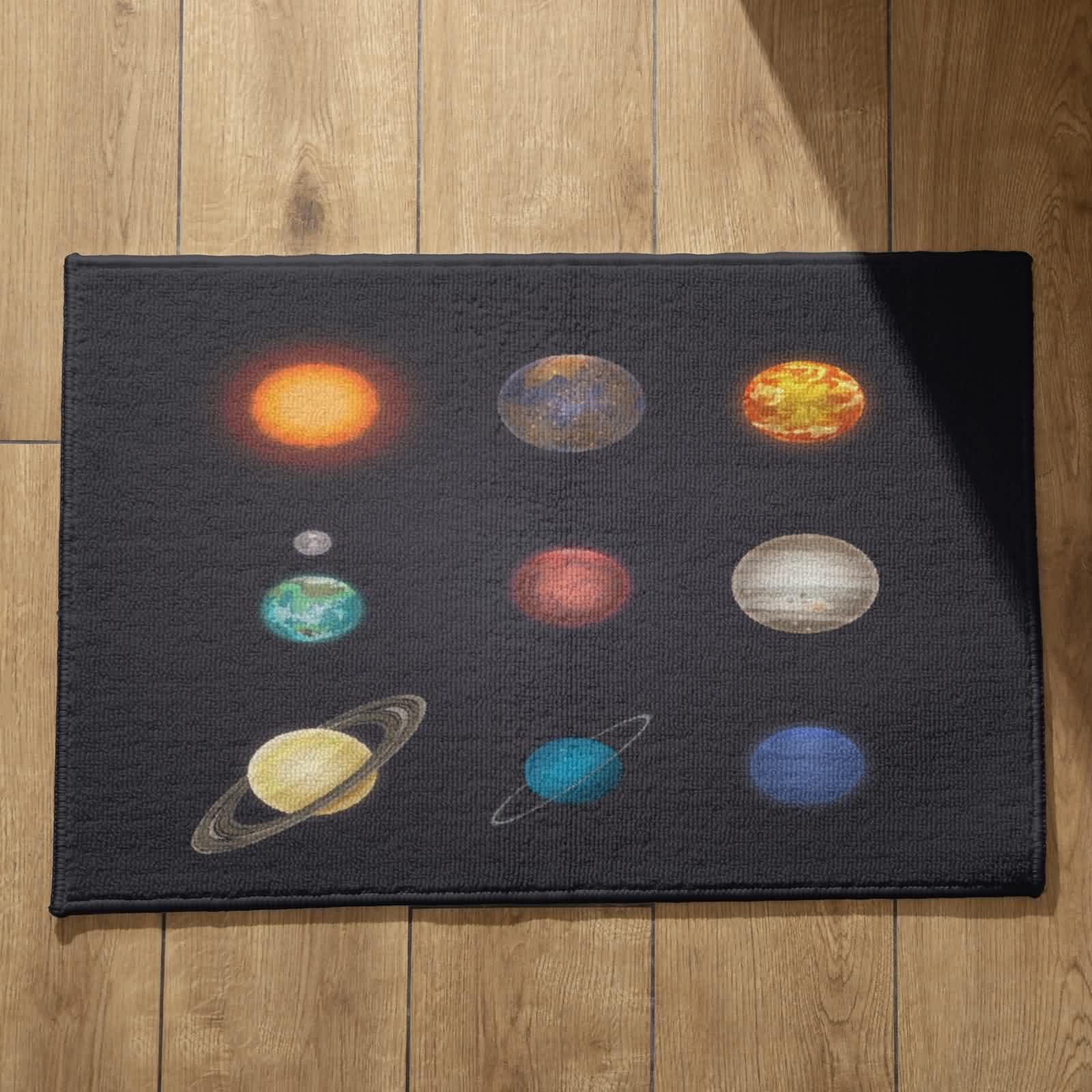 Tapis personnalisé entrée planète CEVAN pour éliminer la saleté et protéger les sols
