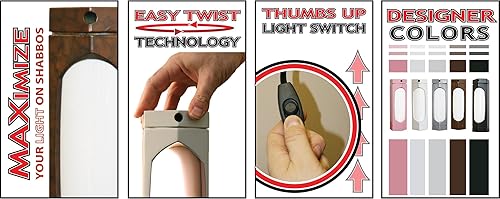 Vista 23 de lámpara Kosher MAX, negro, kosher lamp max blk, 15.00watts