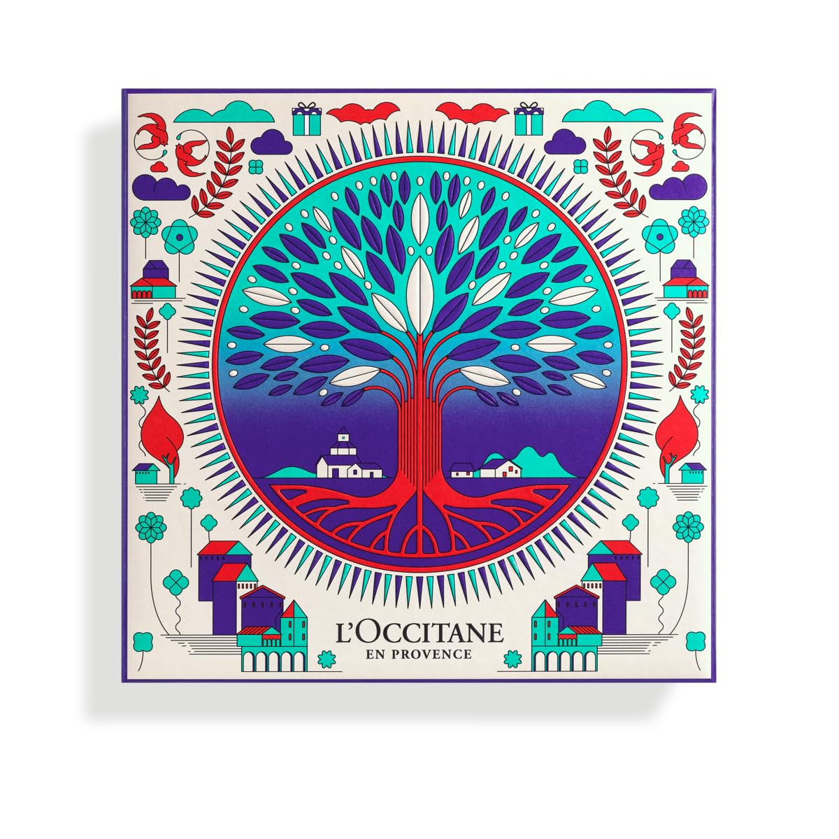 L'OCCITANE - Świąteczne pudełko Shea - Krem pod prysznic, bardzo bogaty krem do ciała i krem do rąk - Wyprodukowano we Francji