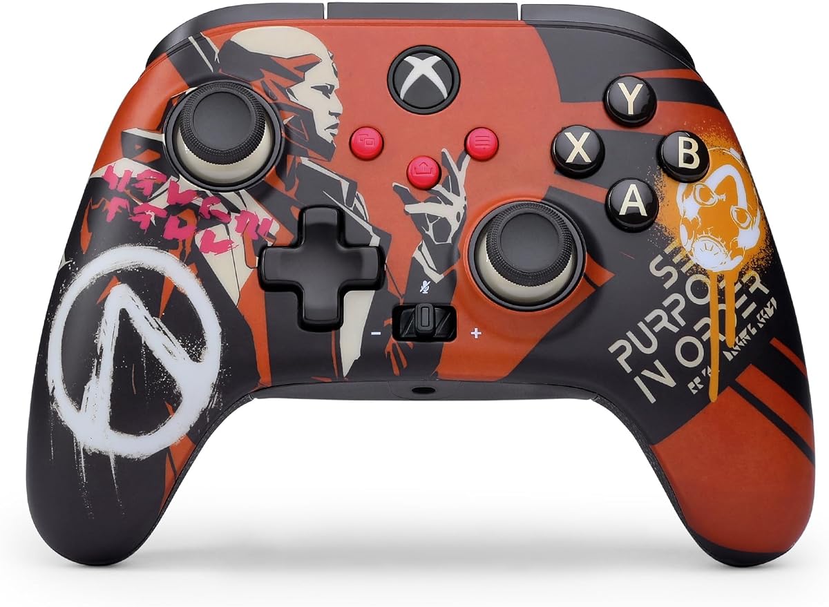 Controlador inalámbrico PowerA para Xbox Series X|S - Borderlands Special Edition, joysticks con efecto Hall, inalámbrico de baja latencia, licencia oficial, funciona con Xbox One y Windows 10/11