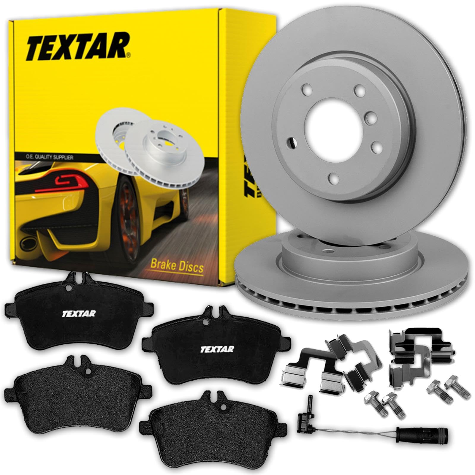 Textar Bremsscheiben 276mm + Beläge vorne | 92131903 + 2407702 + Wk Kompatibel mit A-Klasse (W169),B-Klasse Sports Tourer (W245)