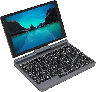 Yunseity Mini Laptop, 8 Inch Touch Screen Mini Laptop Computer, CPU N95 Alder Lake LPDDR5 12GB RAM, Handheld PC for Windows 10 11, All Metal Body (12GB+512GB UK Plug)