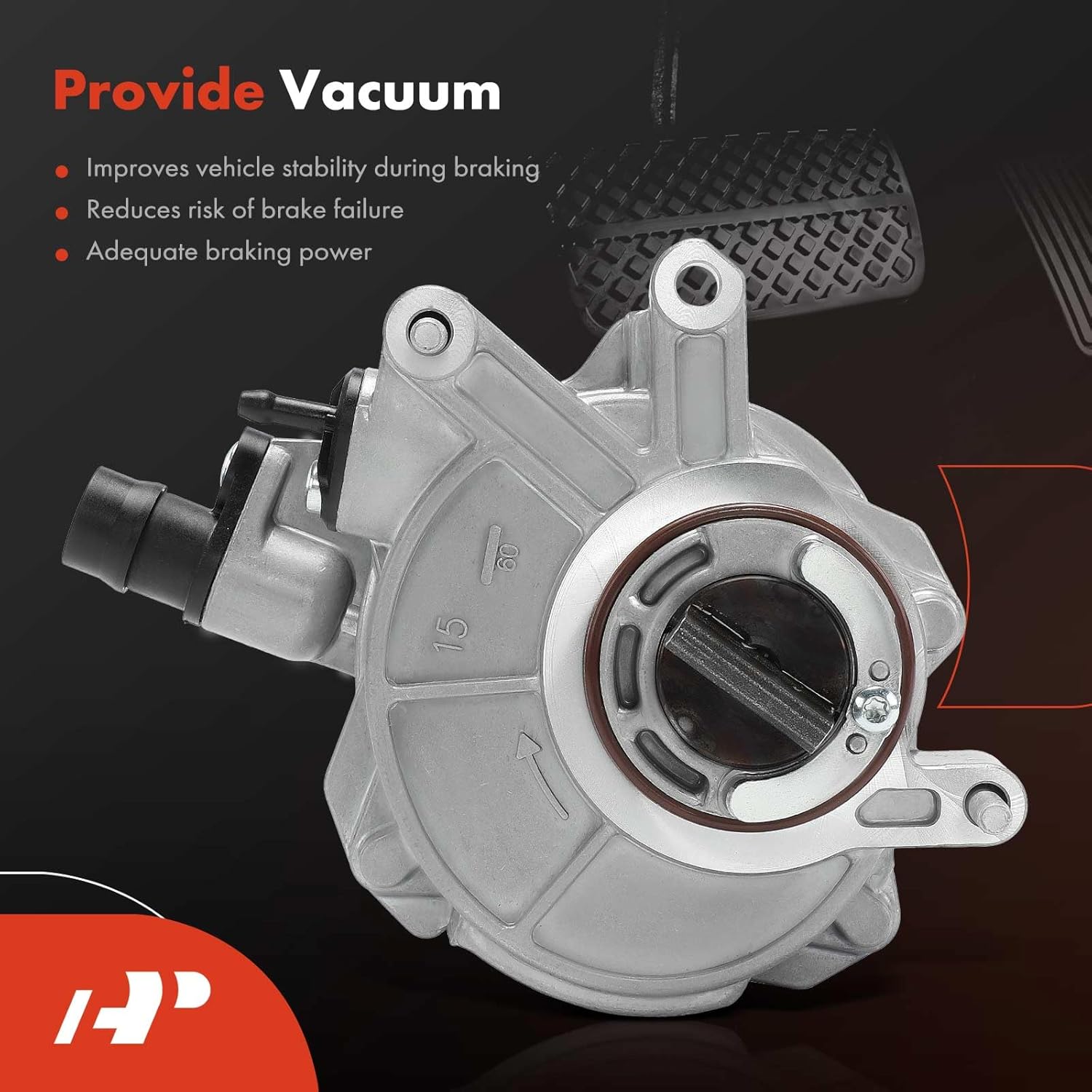 A-Premium Vacuum Pump Compatible with BMW Models - X5, 550i, 550i GT, 550i GT xDrive, 550i xDrive, 750i, 750i xDrive, 750Li, 750Li xDrive, X6, 650i, 650i Gran Coupe, 650i xDrive Gran Coupe