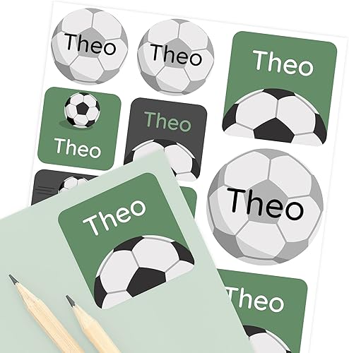 Etiquetas de nombre para niños (33) – Calcomanías personalizadas para guardería, campamento y escuela – Calcomanías duraderas e impermeables