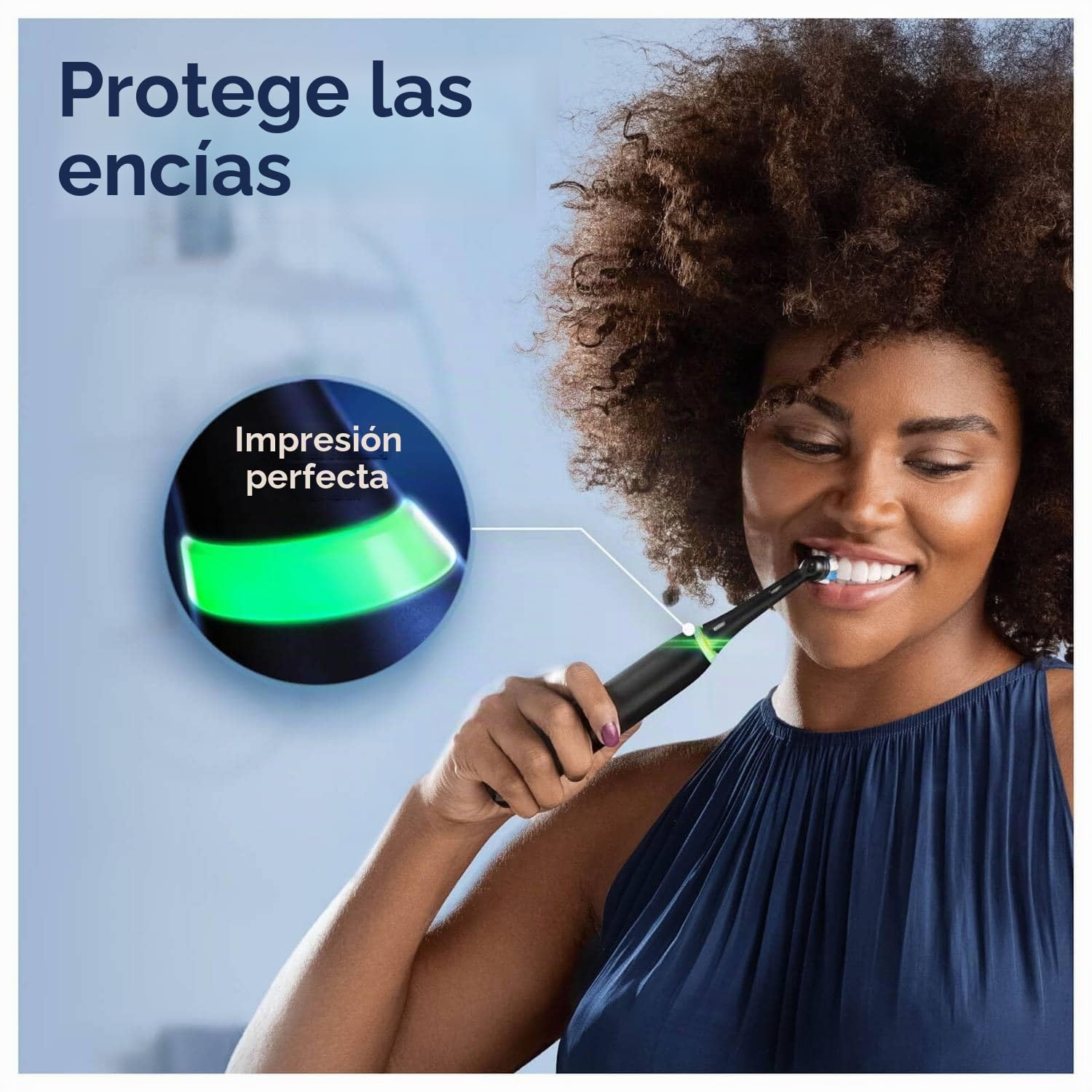 Oral-B iO Series 4 - Cepillo de dientes eléctrico, 4 modos de cepillado para cuidado dental, estuche de viaje, negro mate, ganador de la prueba Stiftung Warentest (12/2023)