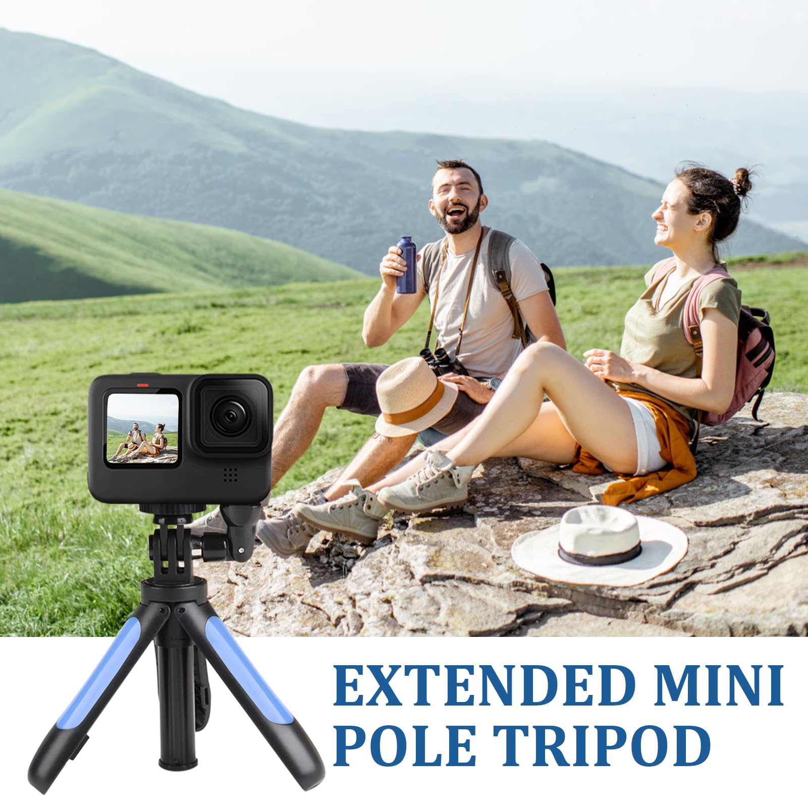 23cm/Inch Mini Tripod Selfie Stick For Camera, Webcam Stand, Compatible