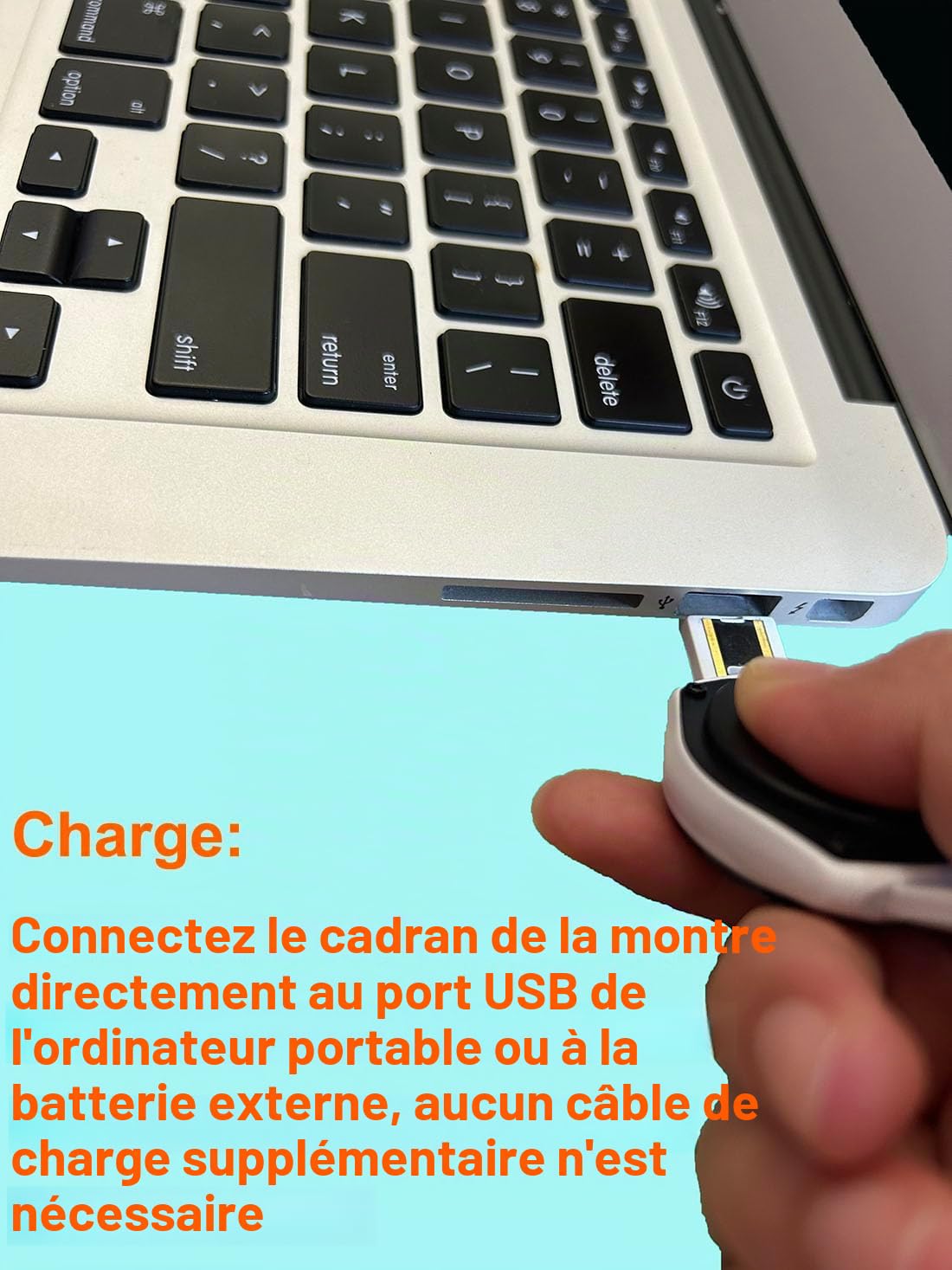 Potty Training Watch – Montre de rappel vibrant silencieux – avec jusqu'à 8 alarmes personnelles – Alarme de médication