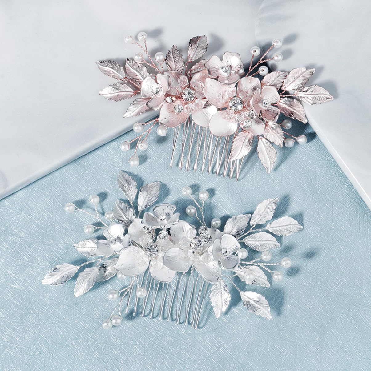MAGICLULU 3 Piezas tiara la boda la novia horquillas novia horquillas accesorios para el cabello para accesorios para el cabello boda para el