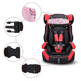 Baby Carseat Head Support,Car seat Straps Pillow Support Ban,Stroller Neck Relief Strap Headrest,Slumber Sling Sleep Positioner for Toddler Infants Child Children Kids(Pink Unicorn -2 Pack)