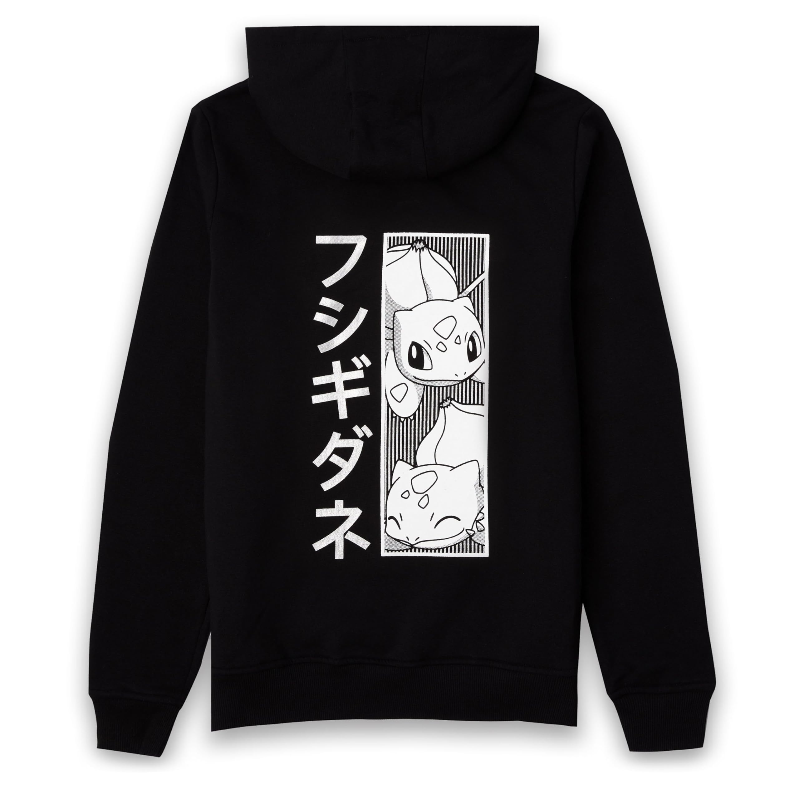Zavvi Pokémon Bulbasaur Manga Hoodie - Black XL