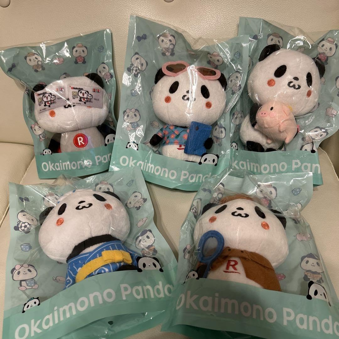 Amazon.co.jp: お買いものパンダ ぬいぐるみ 5セット 楽天パンダ