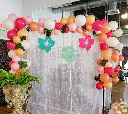 Globos rubor, 100 globos de color rosa rubor, globos fucsia, globos rosa bebé, globos naranja pastel, globos marfil para despedida de soltera,