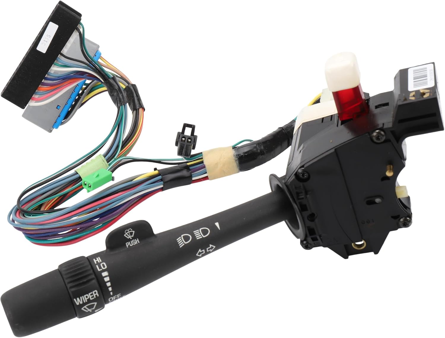 GM Genuine Parts D6259C (26100838) Turn Signal, Headlight Dimmer, Windshield Wiper and Washer Switch with Lever