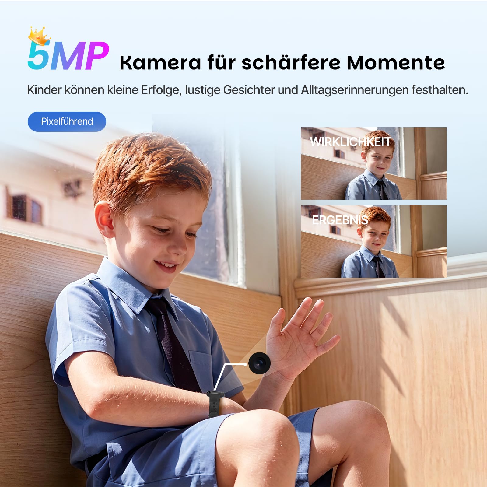 K9 4G Kids Smartwatch AI mit GPS und Telefon, AMOLED, 1,78 Zoll für Kinder mit Video,Schulmodus, wasserdichte IP68,Smartwatch Kinder ab 6 Jahren-Schwarz