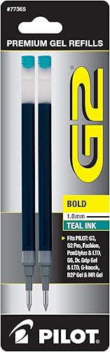 PILOT G2 Repuesto de tinta de gel para bolígrafos de punta gruesa tinta morada