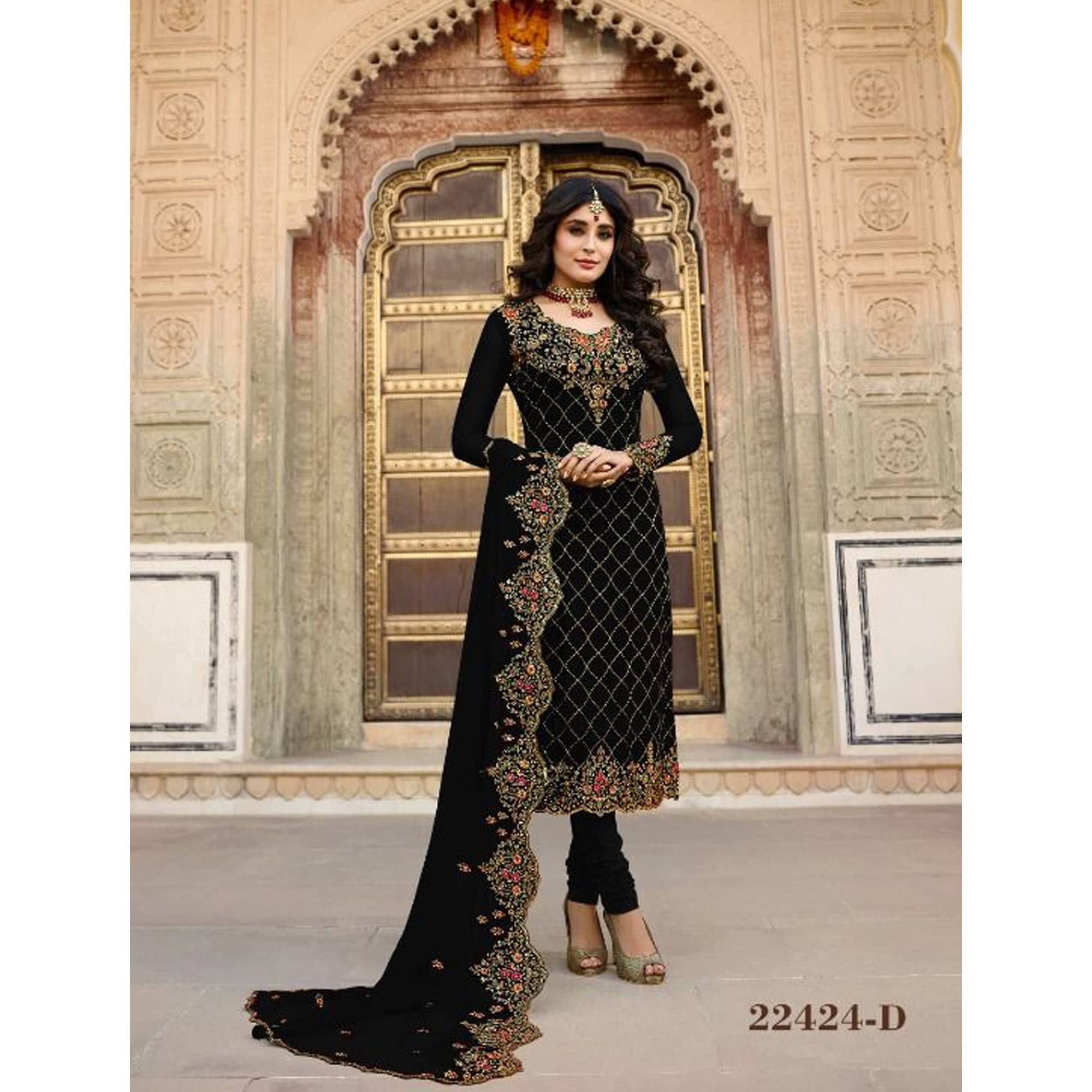 Indiano Pakistano Etnico Indossare Pantaloni Pantaloni Abiti Designer Pronto da Indossare Cotone Salwar Kameez Dress