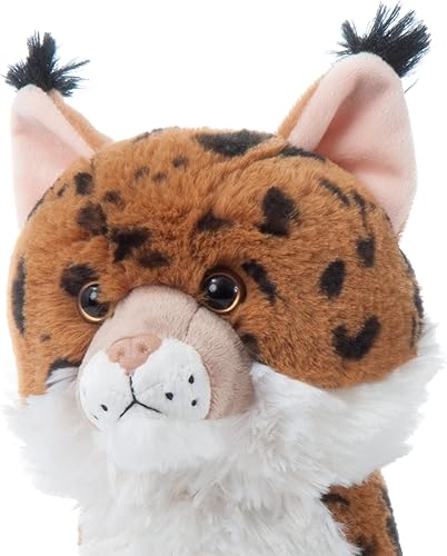 Miniatura 3 de The Petting Zoo Bobcat - Animal de peluche, regalos para niños, animales salvajes del zoológico Onez, juguete de peluche Bobcat de 12 pulgadas