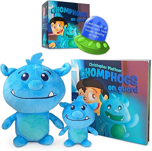 Chomphogs on Guard - Protectores de felpa para niños asustados de la oscuridad - Los niños finalmente duermen solos por la noche - Libro de cuentos