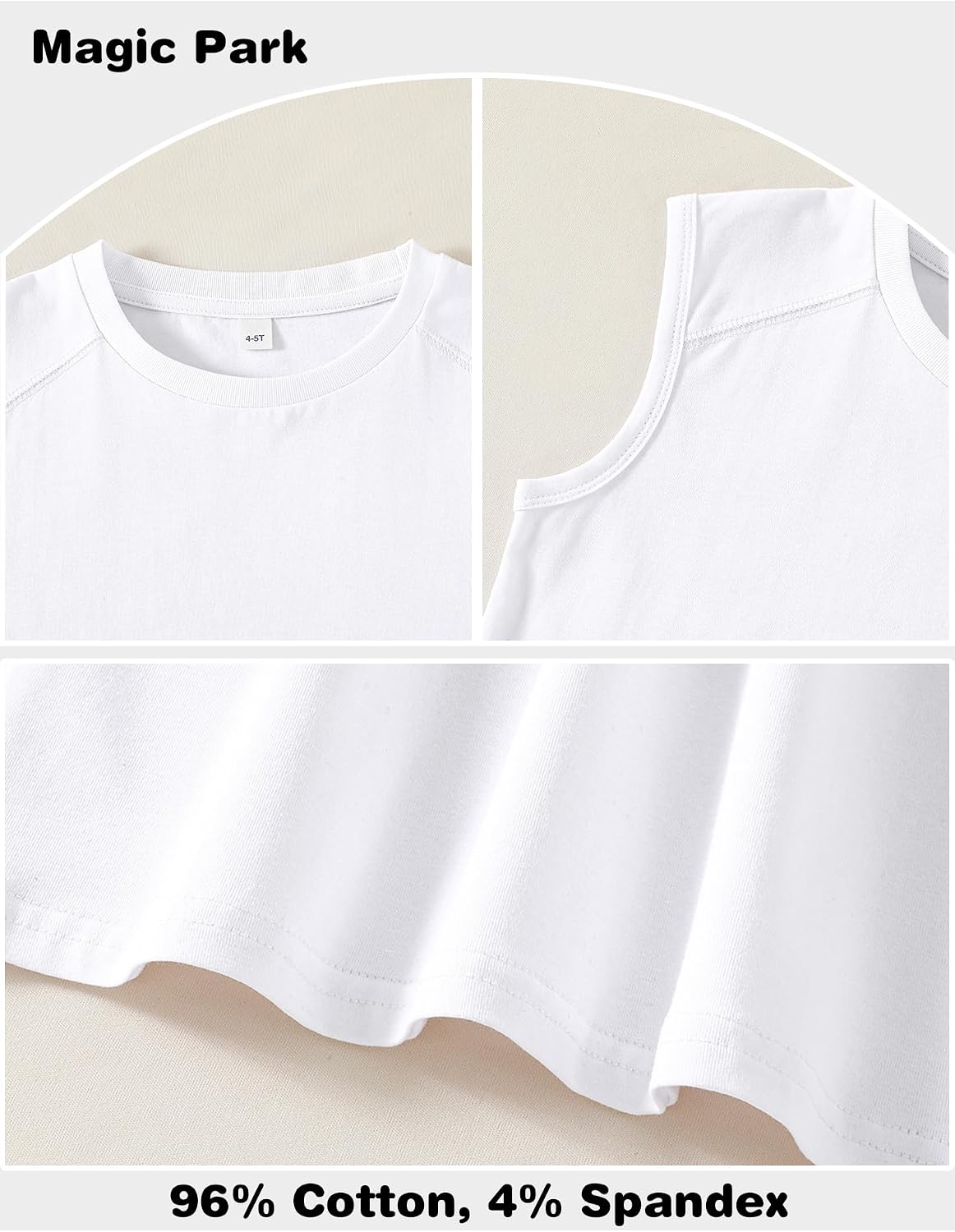 Magic Park 2-14Y Boys Tank Top Cotton Loose Shirt Kids Undershirt
