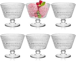 12 Dessert Table Recipes for a Beautiful Party Spread 125 ZOOFOX 6 Pack Glass Ice Cream Bowl Set, 9 oz Footed Fruit Parfait Cups, ...